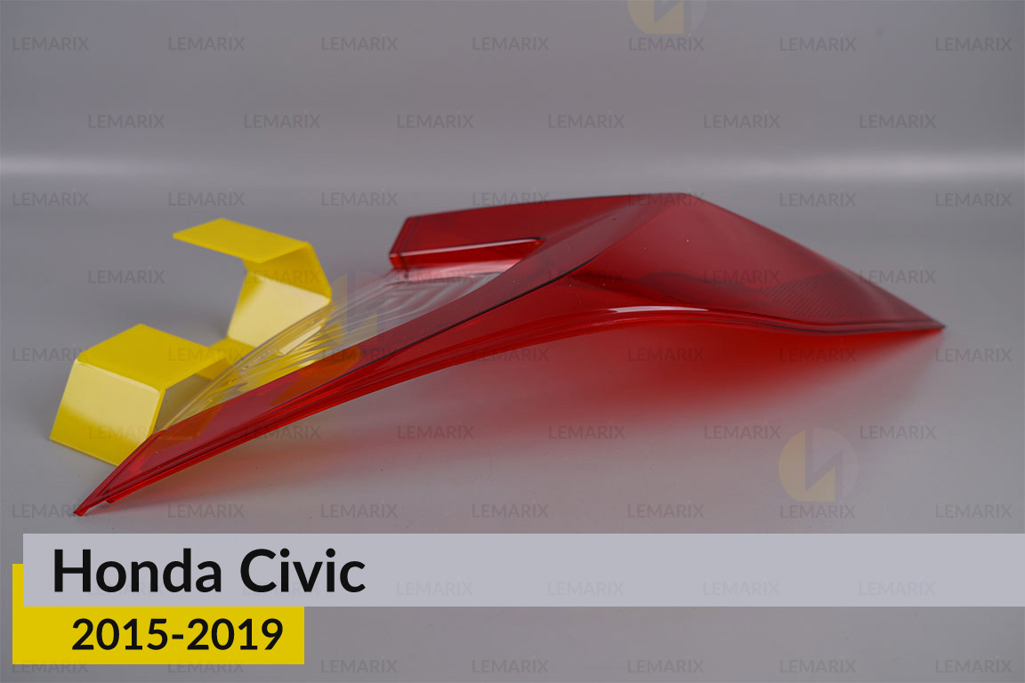 Скло заднього ліхтаря зовнішнє в крилі Honda Civic (2015-2019) праве