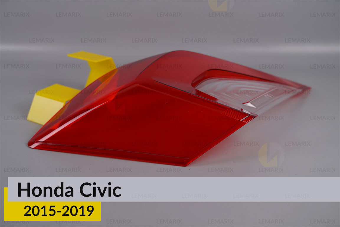 Скло заднього ліхтаря зовнішнє в крилі Honda Civic (2015-2019) праве