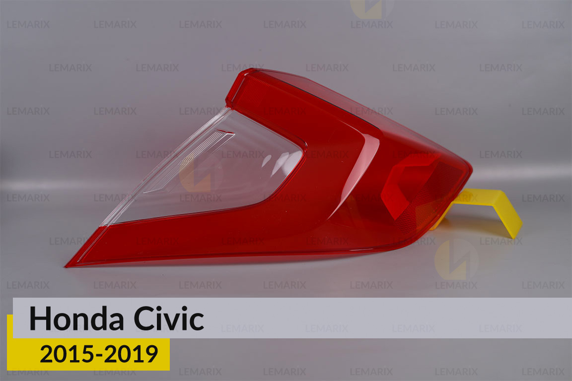Скло заднього ліхтаря зовнішнє в крилі Honda Civic (2015-2019) праве
