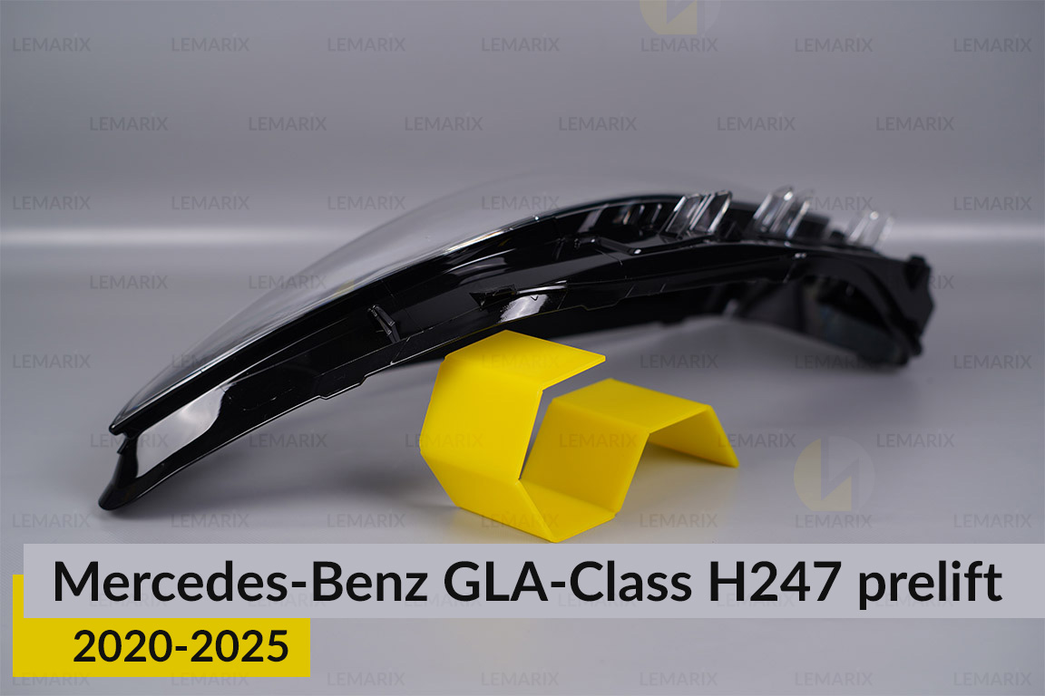 Скло фари Mercedes-Benz GLA-Class H247 (2020-2025) дорест праве
