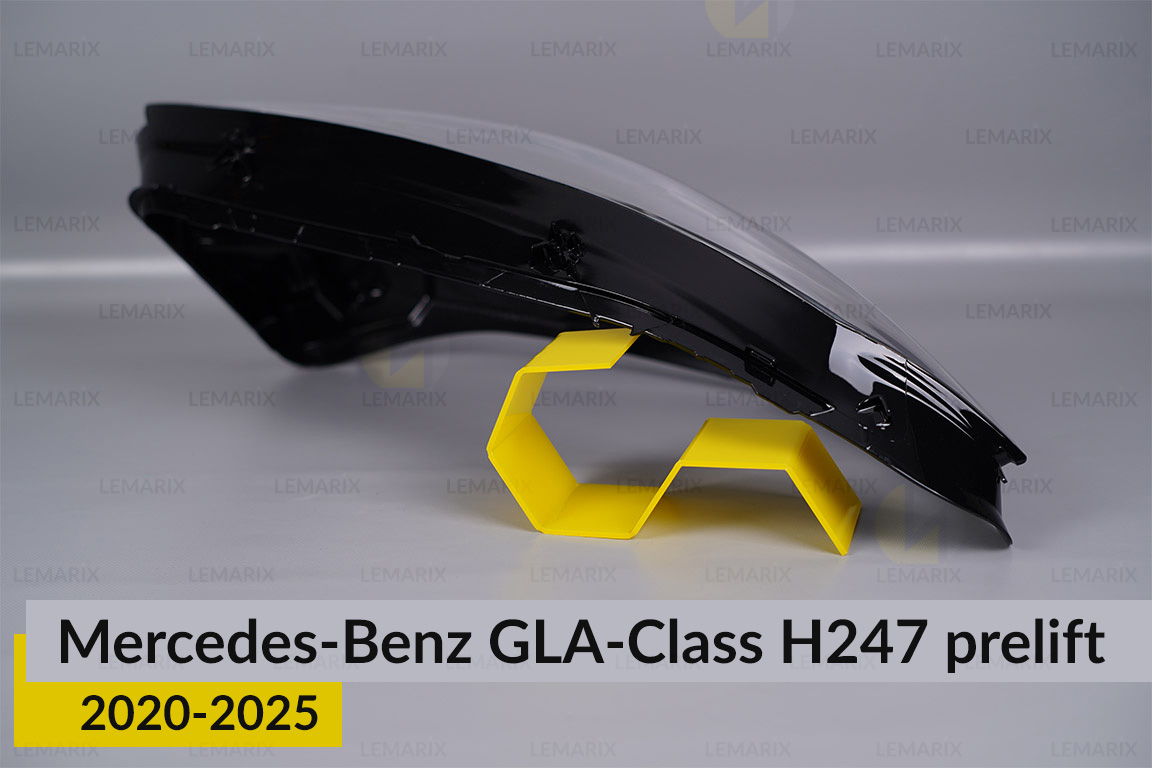 Скло фари Mercedes-Benz GLA-Class H247 (2020-2025) дорест праве