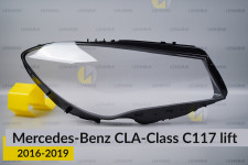 Скло фари Mercedes-Benz CLA-Class C117 (2016-2019) рест праве