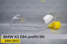 Стекло фары BMW X1 E84 (2009-2015) дорест/рест левое