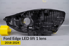Корпус фары Ford Edge LED 1 линза (2018-2024) рест левый