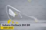 Скло фари Subaru Outback BM BR (2009-2015) праве