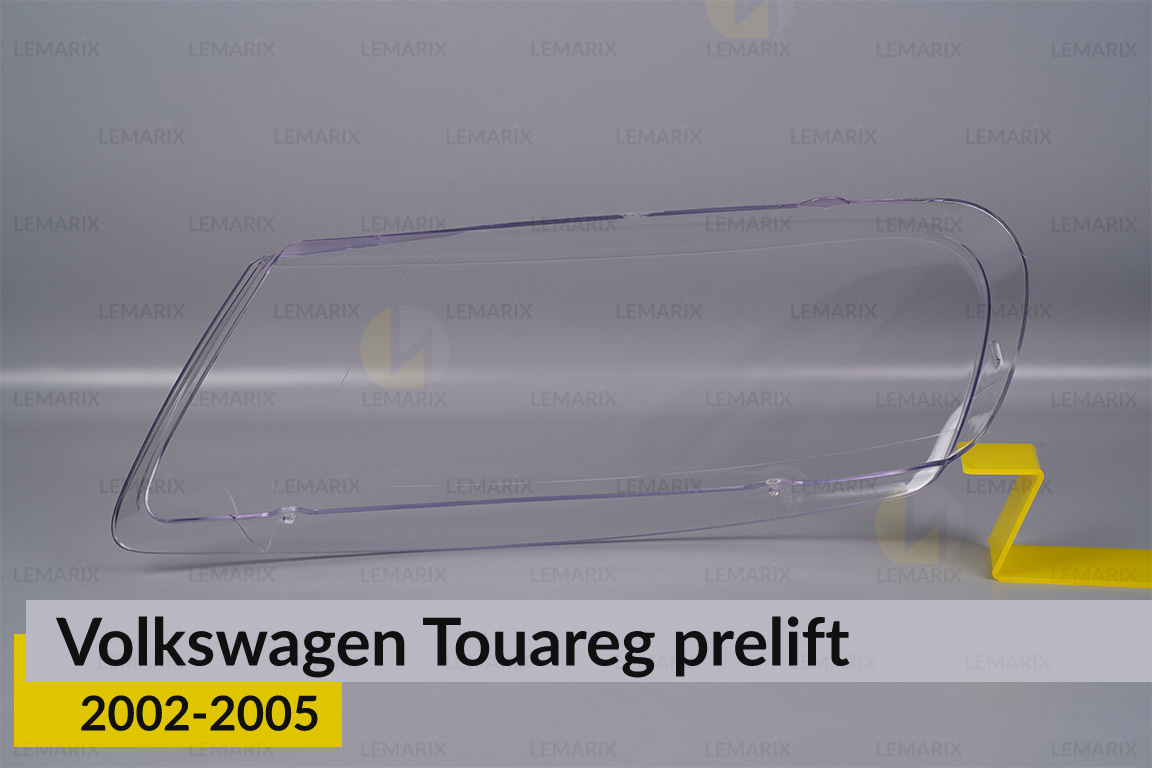 Скло фари VW Volkswagen Touareg (2002-2005) дорест праве