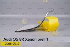 Хромована декоративна маска середня Audi Q5 8R Xenon (2008-2012) дорест ліва