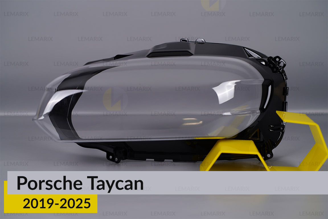 Скло фари Porsche Taycan (2019-2025) дорест ліве