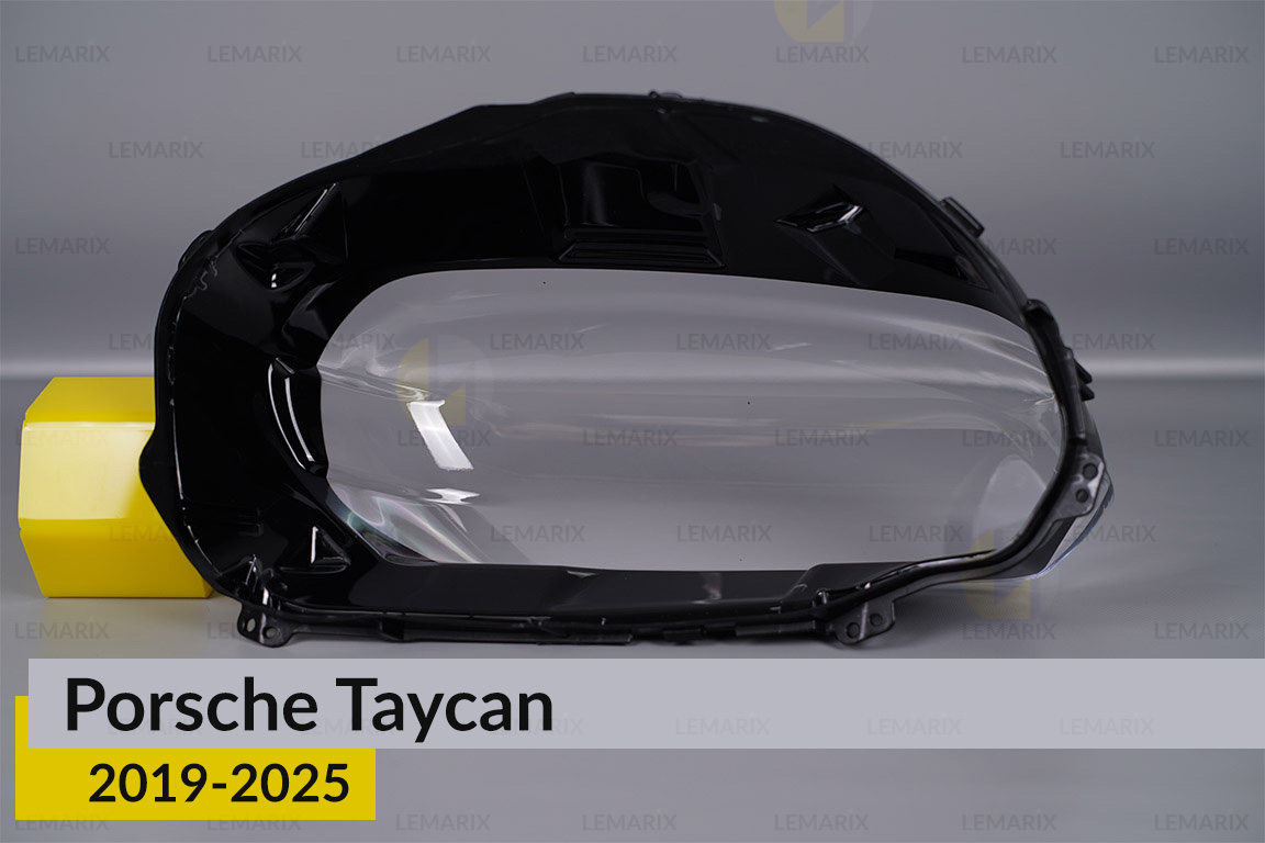 Скло фари Porsche Taycan (2019-2025) дорест ліве