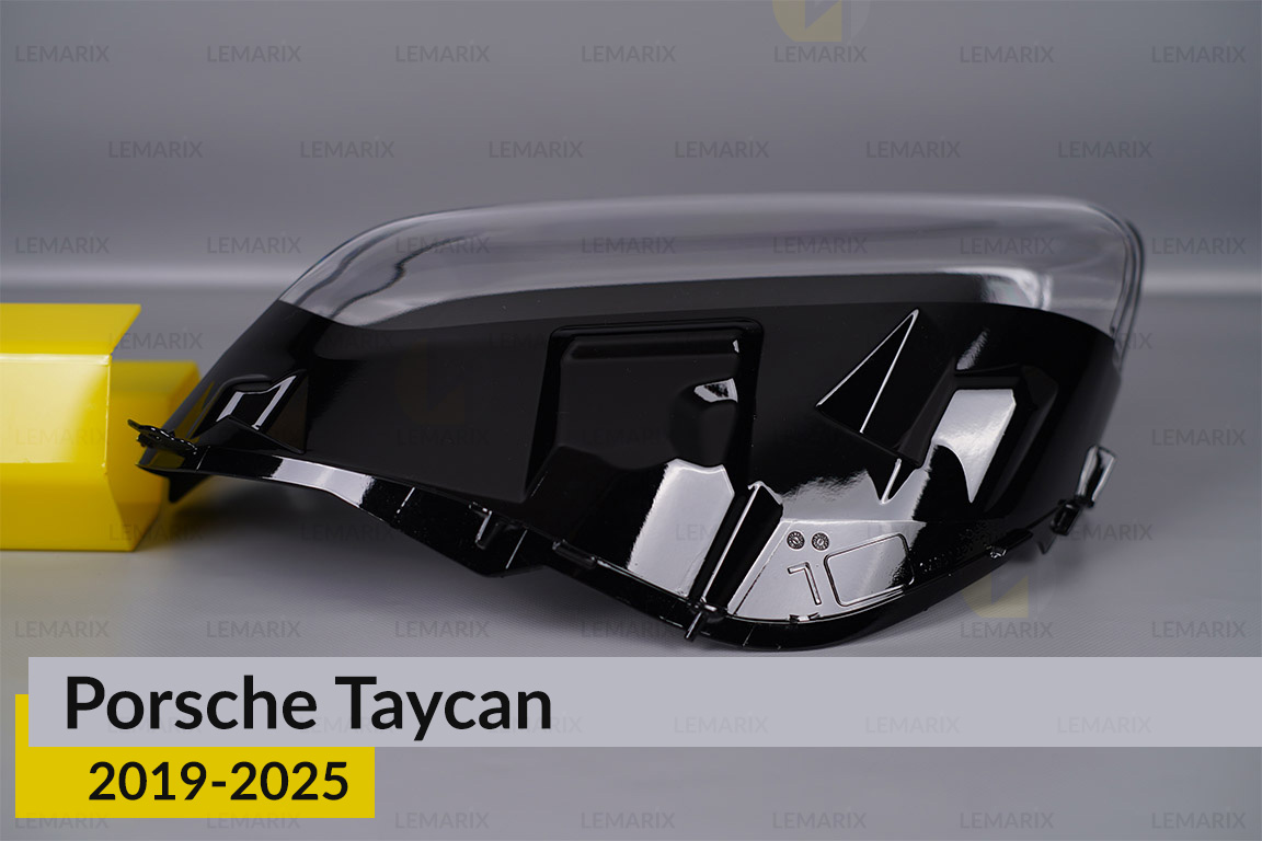 Скло фари Porsche Taycan (2019-2025) дорест ліве