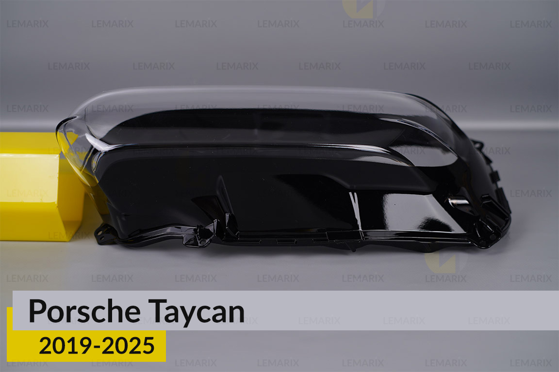 Скло фари Porsche Taycan (2019-2025) дорест ліве