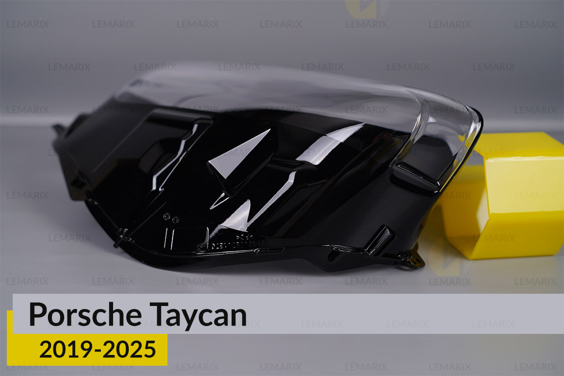 Скло фари Porsche Taycan (2019-2025) дорест ліве