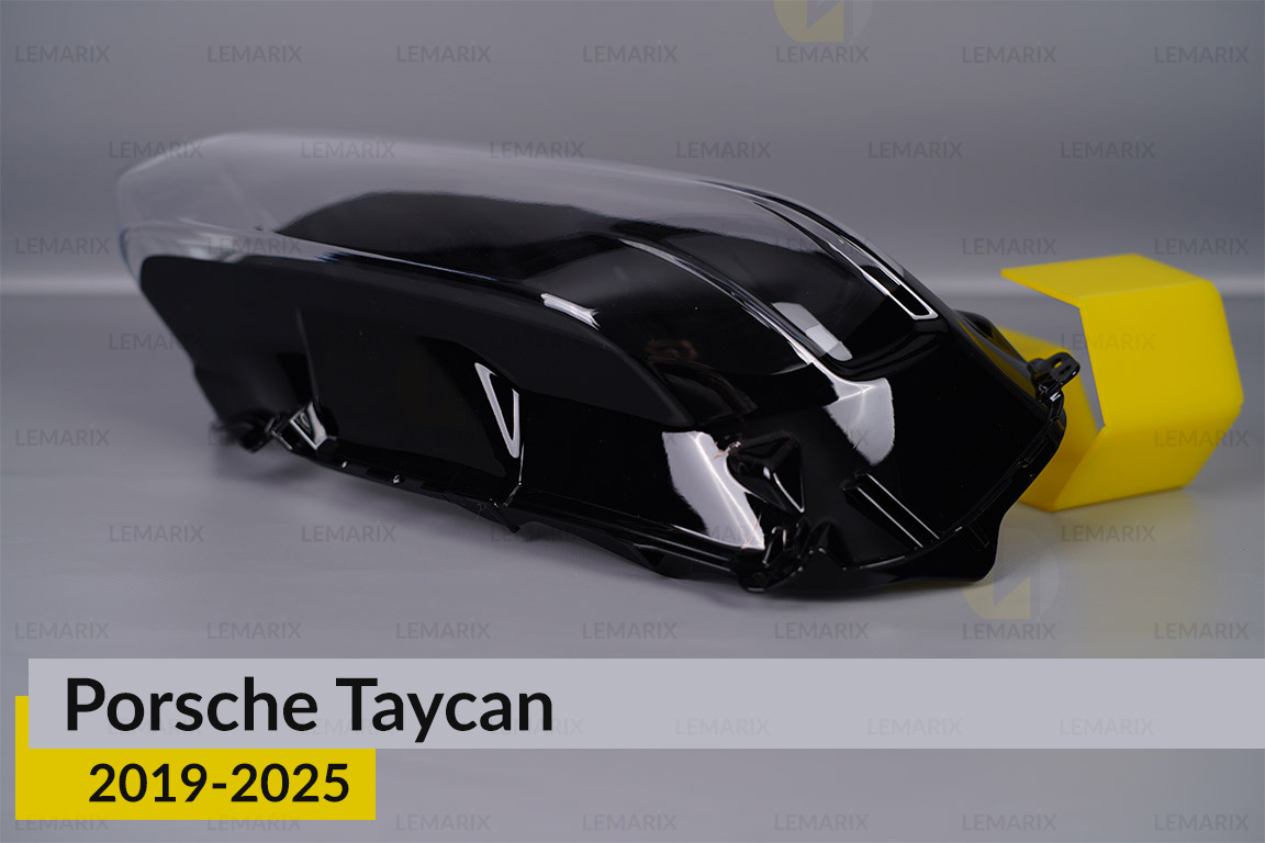 Скло фари Porsche Taycan (2019-2025) дорест ліве