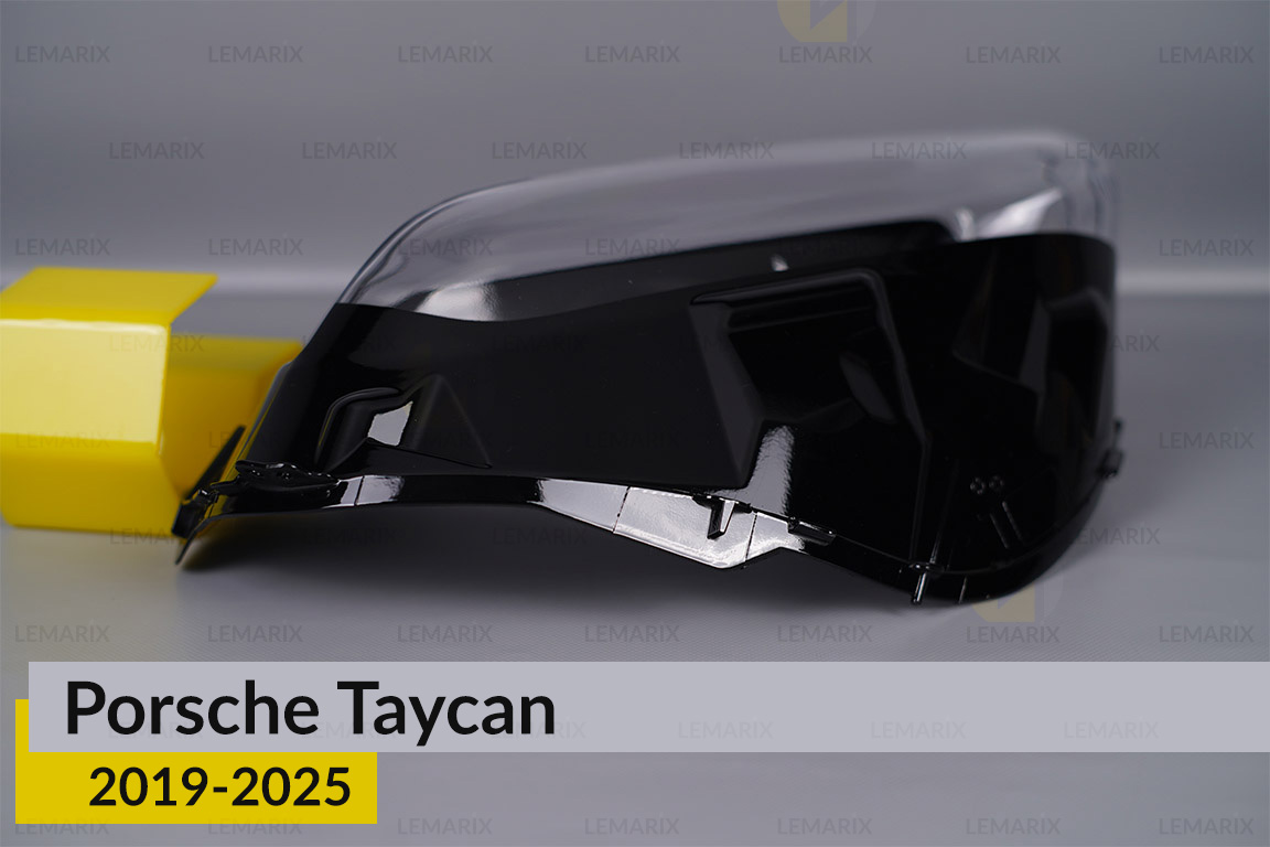 Скло фари Porsche Taycan (2019-2025) дорест ліве