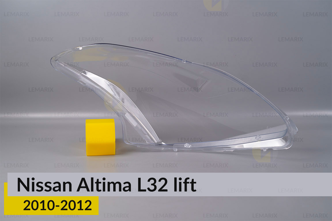 Скло фари Nissan Altima L32 Sedan (2010-2012) рест ліве