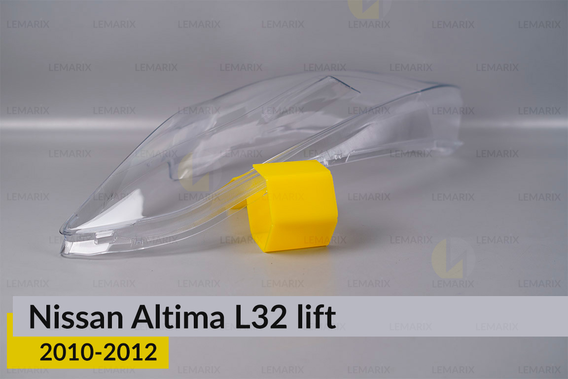 Скло фари Nissan Altima L32 Sedan (2010-2012) рест ліве