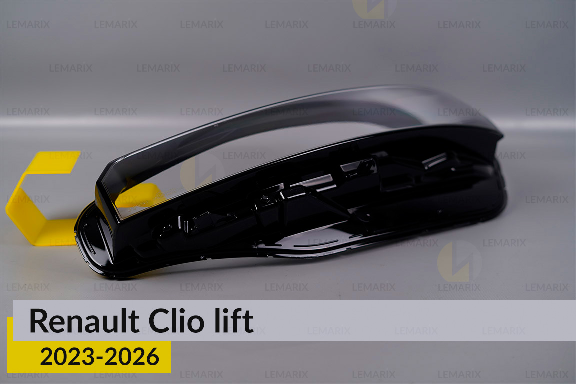 Скло фари Renault Clio (2023-2026) рест ліве