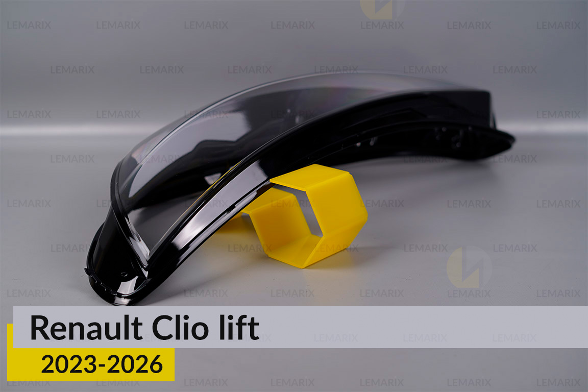 Скло фари Renault Clio (2023-2026) рест ліве