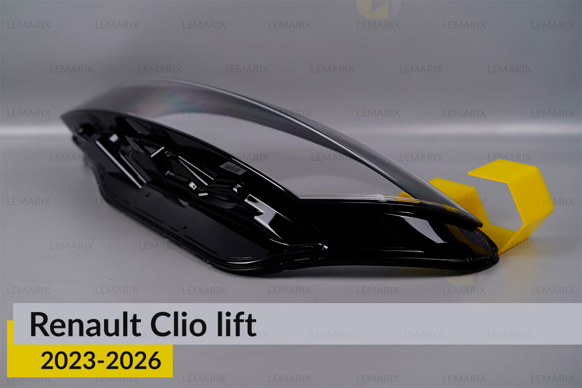 Скло фари Renault Clio (2023-2026) рест ліве