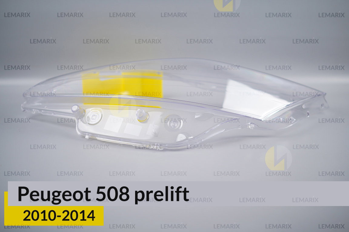 Скло фари Peugeot 508 (2010-2014) дорест ліве