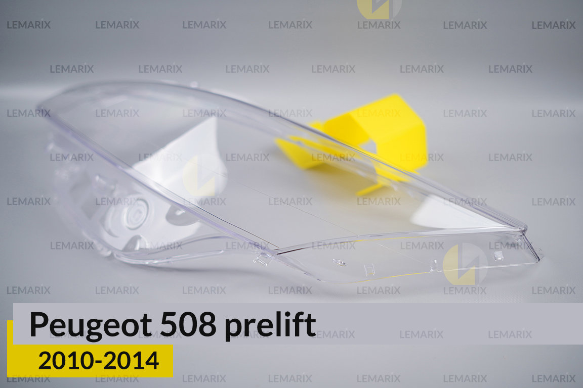 Скло фари Peugeot 508 (2010-2014) дорест ліве