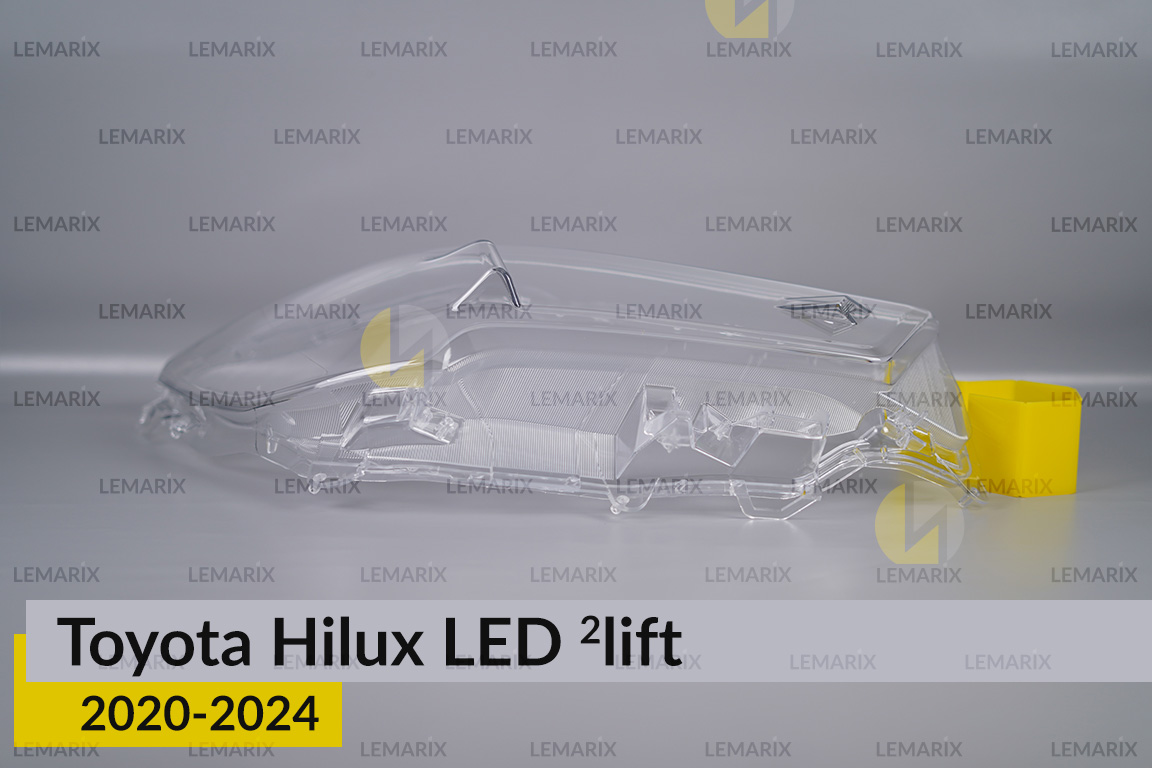Скло фари Toyota Hilux LED (2020-2024) 2 рест праве