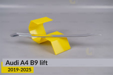 Хромована декоративна маска верхня Audi A4 B9 (2019-2025) рест ліва