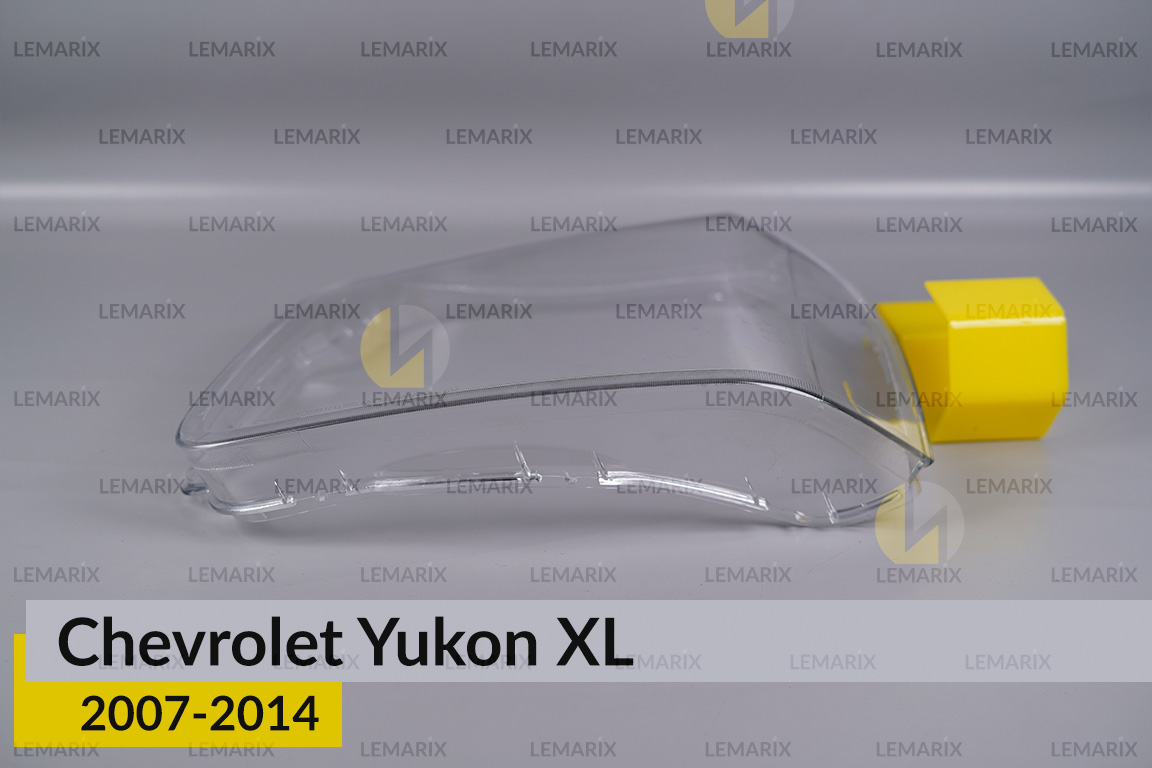Скло фари Chevrolet Yukon XL (2007-2014) ліве