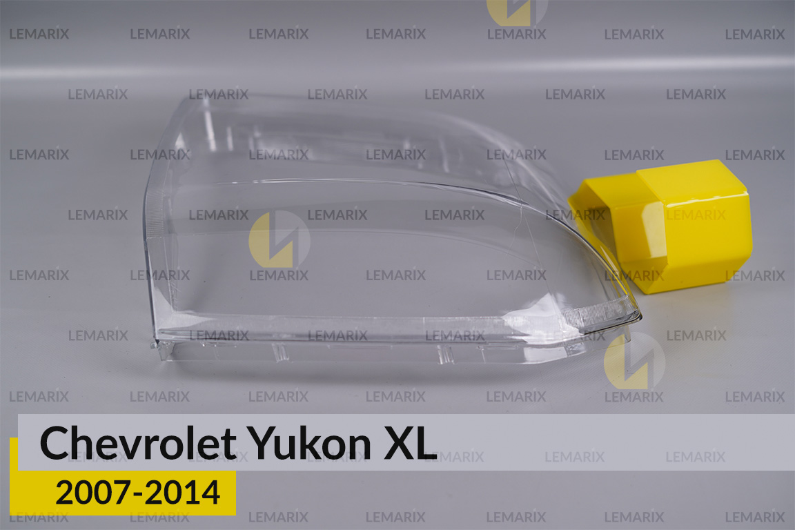 Скло фари Chevrolet Yukon XL (2007-2014) ліве