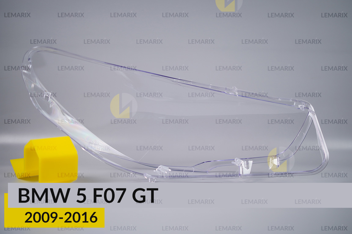 Скло фари BMW 5 F07 GT Xenon (2009-2016) дорест/рест ліве