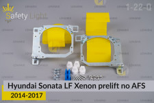 Перехідна рамка для Hyundai Sonata LF Xenon no AFS (2014-2017) дорест
