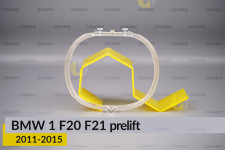 Кільце світловод фари BMW 1 F20 F21 (2011-2015) дорест велике зовнішнє angel eyes ліве/праве