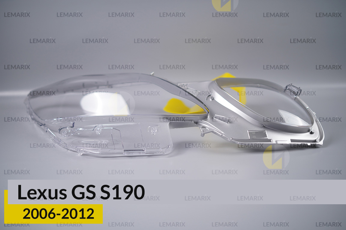 Скло фари Lexus GS S190 (2006-2012) праве