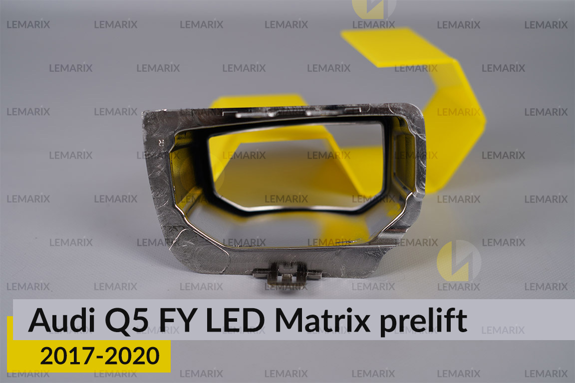 Хромована маска лінзи Audi Q5 FY LED Matrix (2017-2020) дорест права