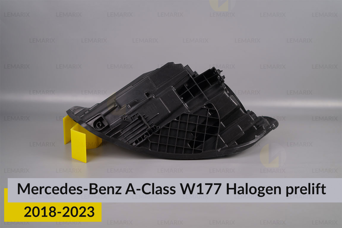 Корпус фари Mercedes-Benz A-Class W177 Halogen (2018-2023) дорест правий
