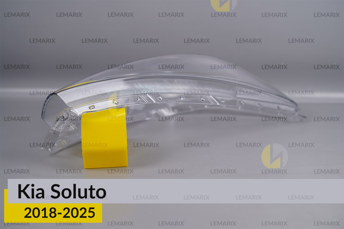 Скло фари Kia Soluto (2018-2025) праве