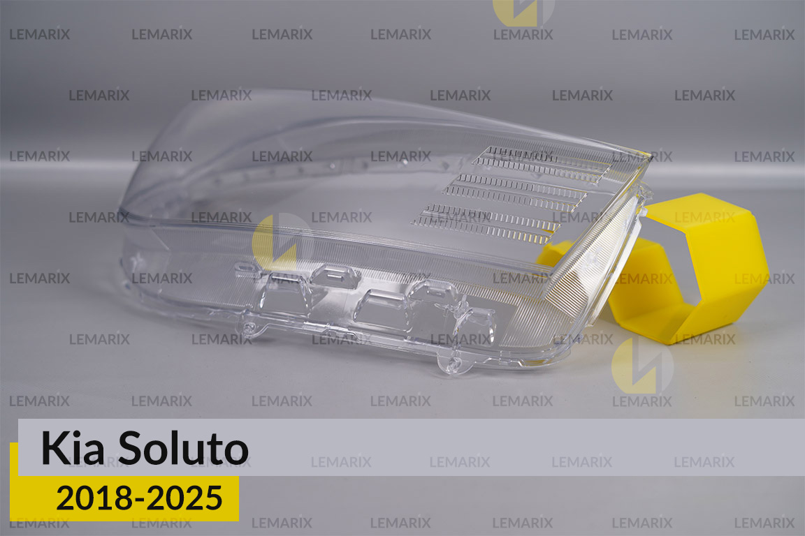 Скло фари Kia Soluto (2018-2025) праве