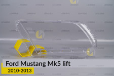 Скло фари Ford Mustang Mk5 (2010-2013) рест ліве