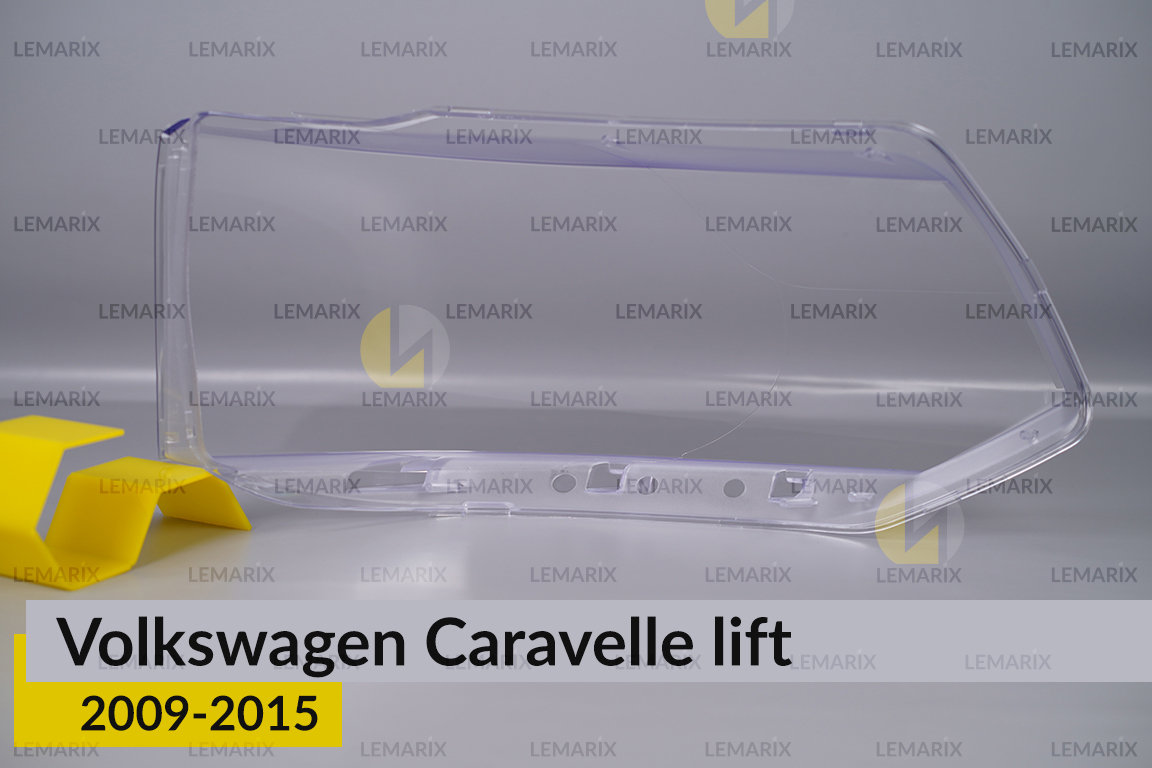 Скло фари VW Volkswagen Caravelle (2009-2015) рест ліве