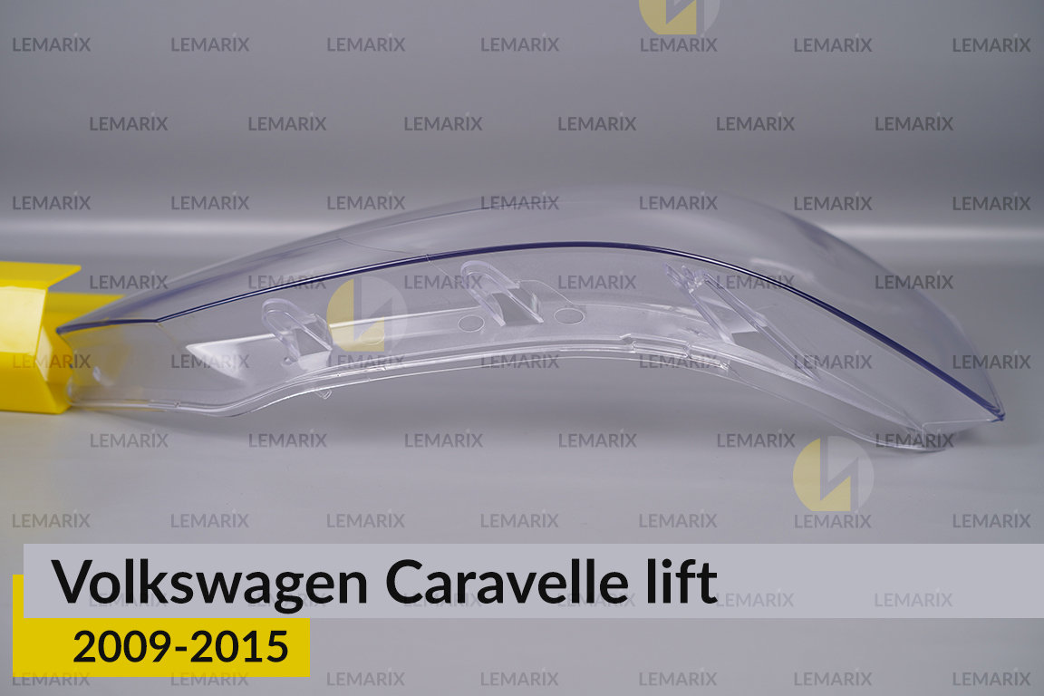 Скло фари VW Volkswagen Caravelle (2009-2015) рест ліве