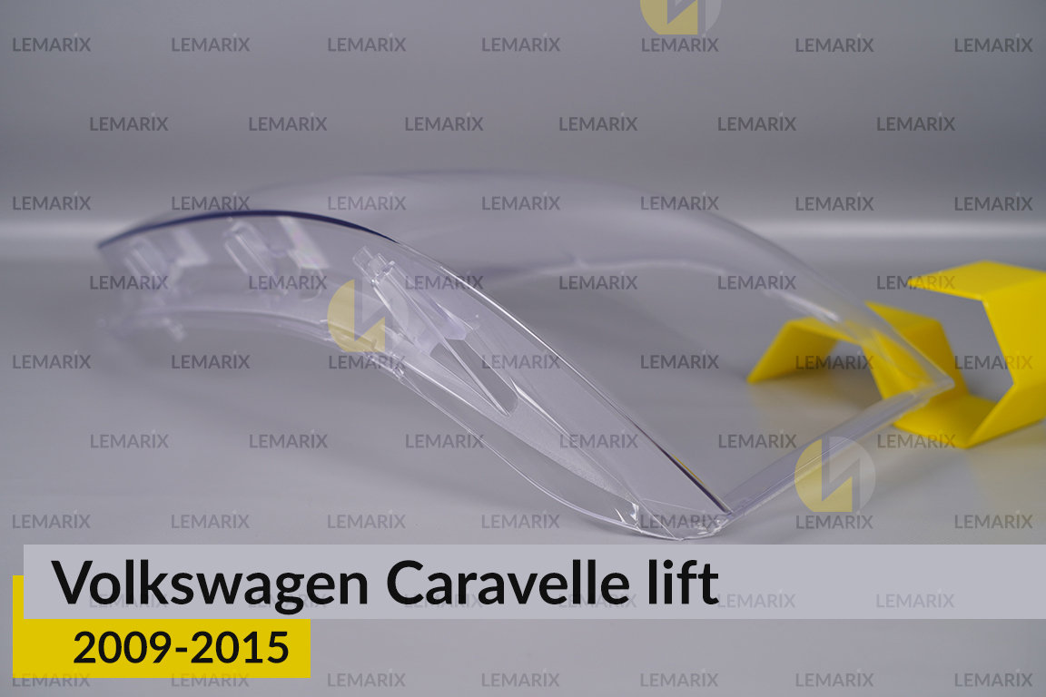 Скло фари VW Volkswagen Caravelle (2009-2015) рест ліве