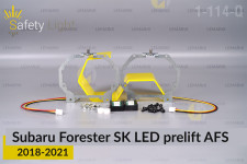 Переходная рамка для Subaru Forester SK LED AFS (2018-2021) дорест