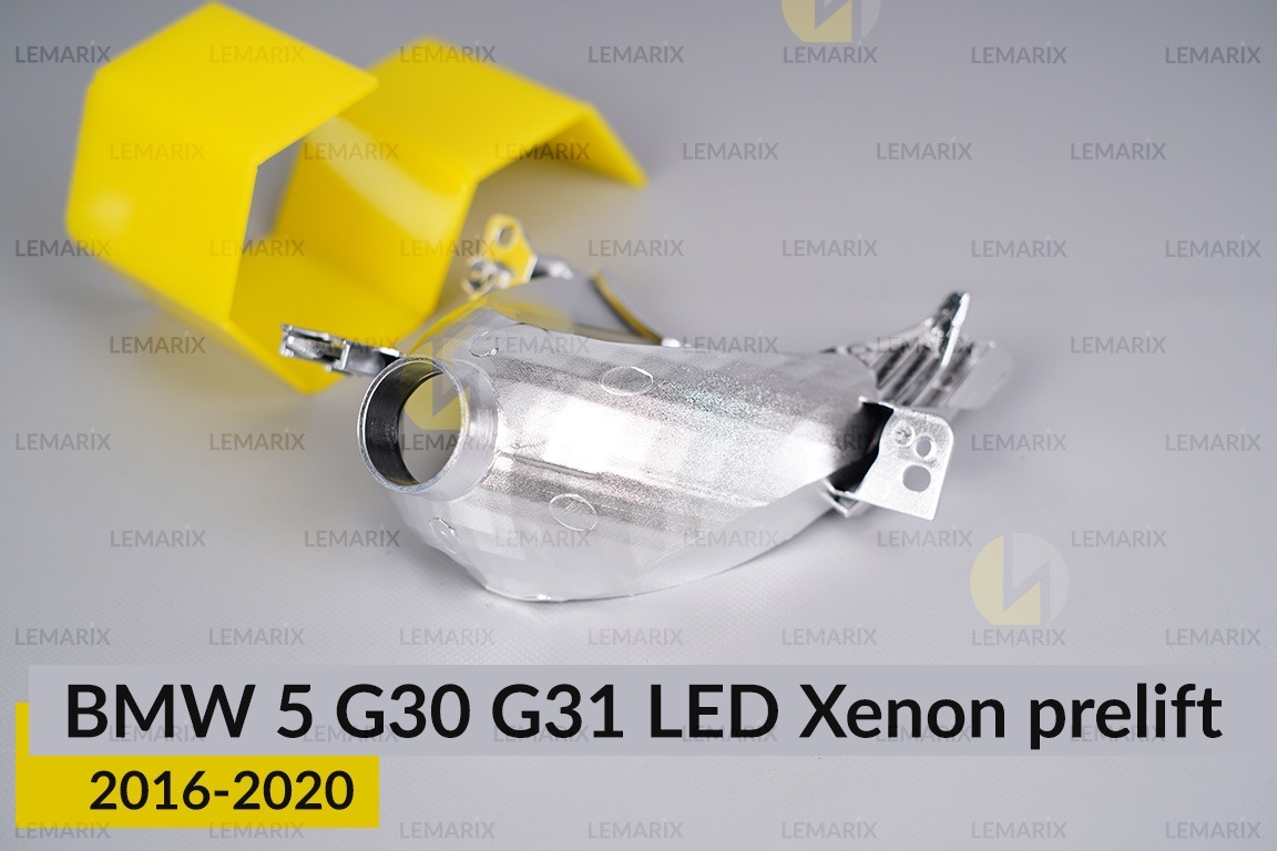 Хромований відбивач поворотника BMW 5 G30 G31 LED Xenon (2016-2020) дорест лівий