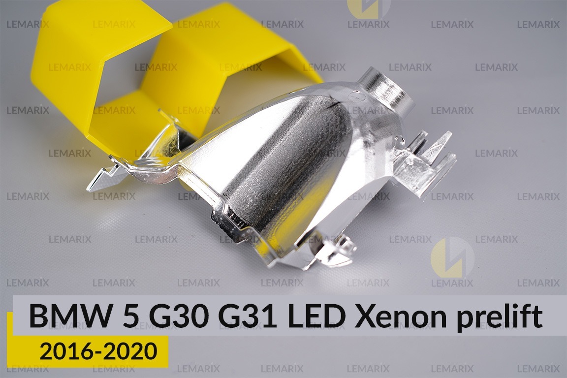 Хромований відбивач поворотника BMW 5 G30 G31 LED Xenon (2016-2020) дорест лівий