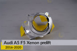 Хромована маска лінзи Audi A5 F5 Xenon (2016-2020) дорест права