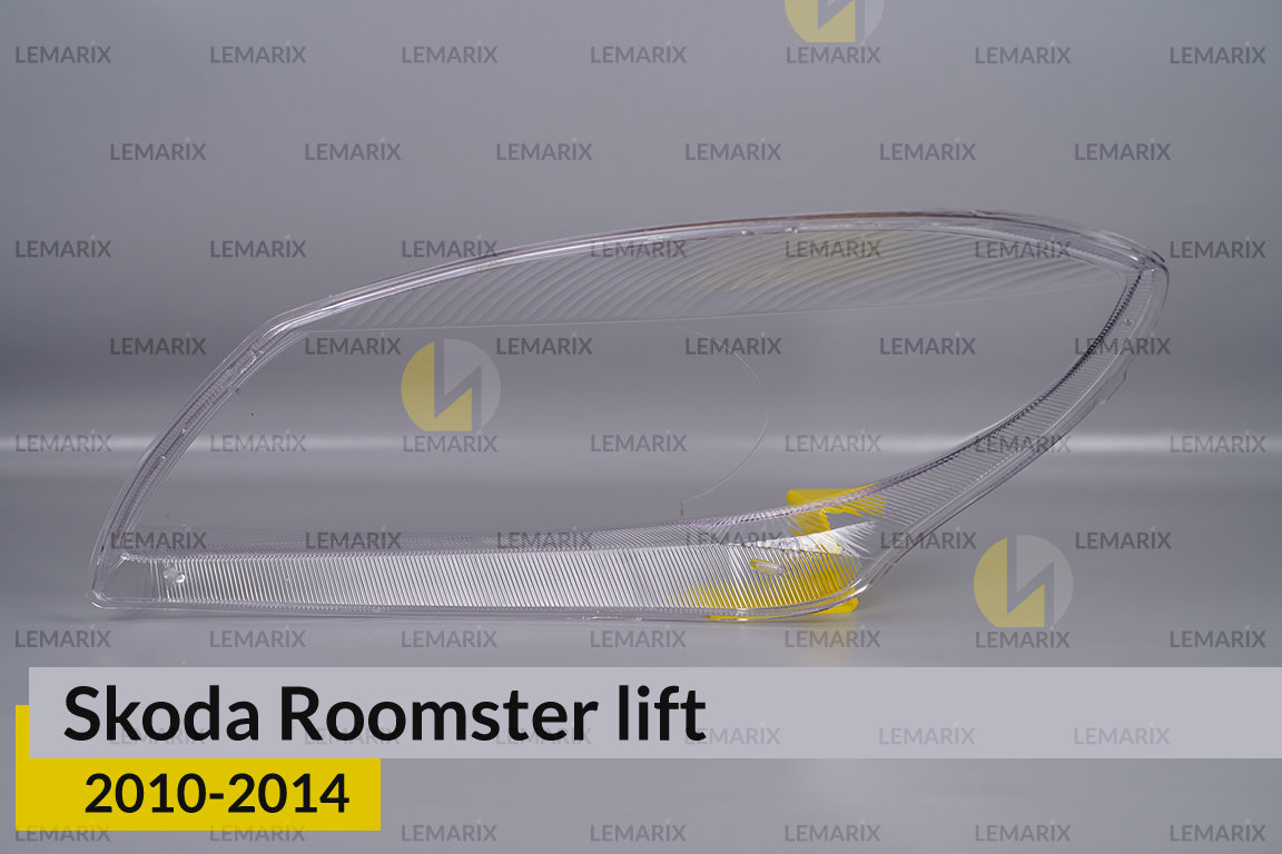 Скло фари Skoda Roomster (2010-2014) рест праве