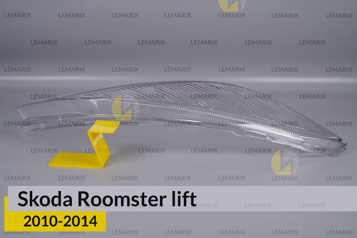 Скло фари Skoda Roomster (2010-2014) рест праве