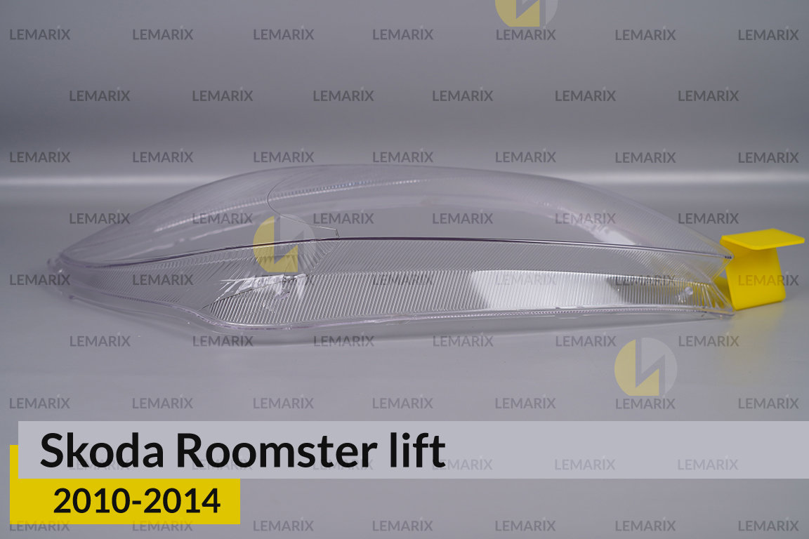 Скло фари Skoda Roomster (2010-2014) рест праве
