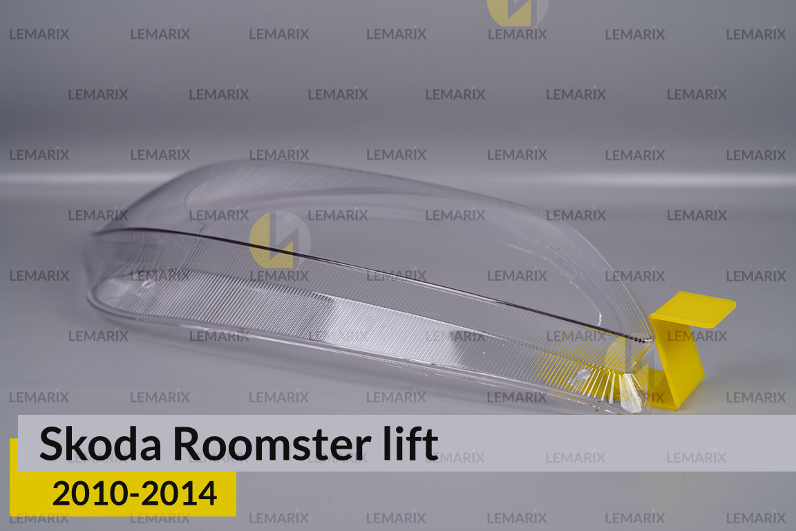 Скло фари Skoda Roomster (2010-2014) рест праве
