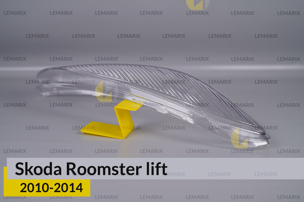Скло фари Skoda Roomster (2010-2014) рест праве